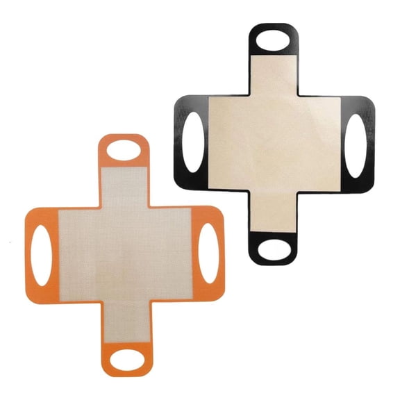 YIGSECU 2PCS Textured Nonstick Silicone Liner for Handmade Sourdough Banana Bread Pan