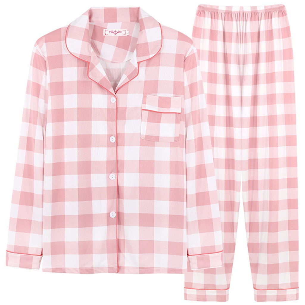 Long Sleeve Button Up Pyjama Set