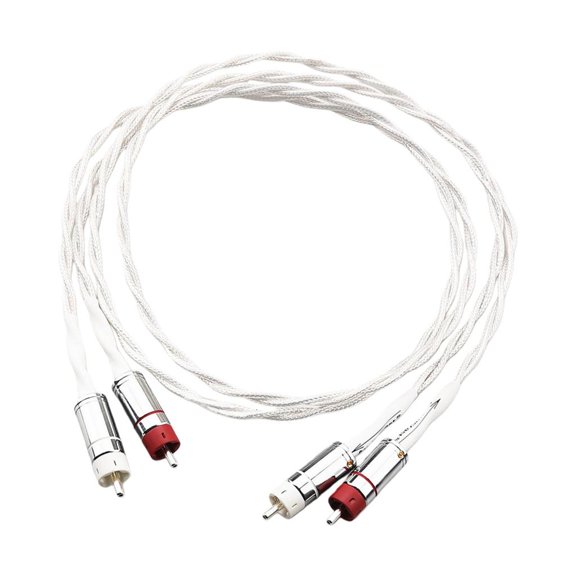 YIGSECU 2RCA to 2RCA Cable Interconnect Cable With Silver Plating Conductors For Stereo