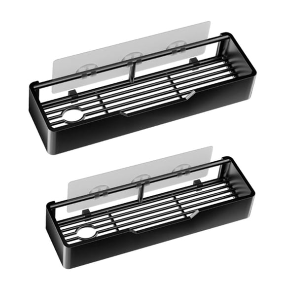 YIGSECU 2pcs Couple of Shower Platforms Bath Stands Metal Shower Racks Shower Tray set