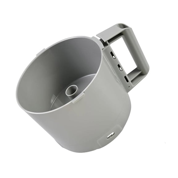 YIGSECU 3 Quart Plastic Cutter Bowl Kitchen Accessory Mixing Bowl Food Processor Bowl