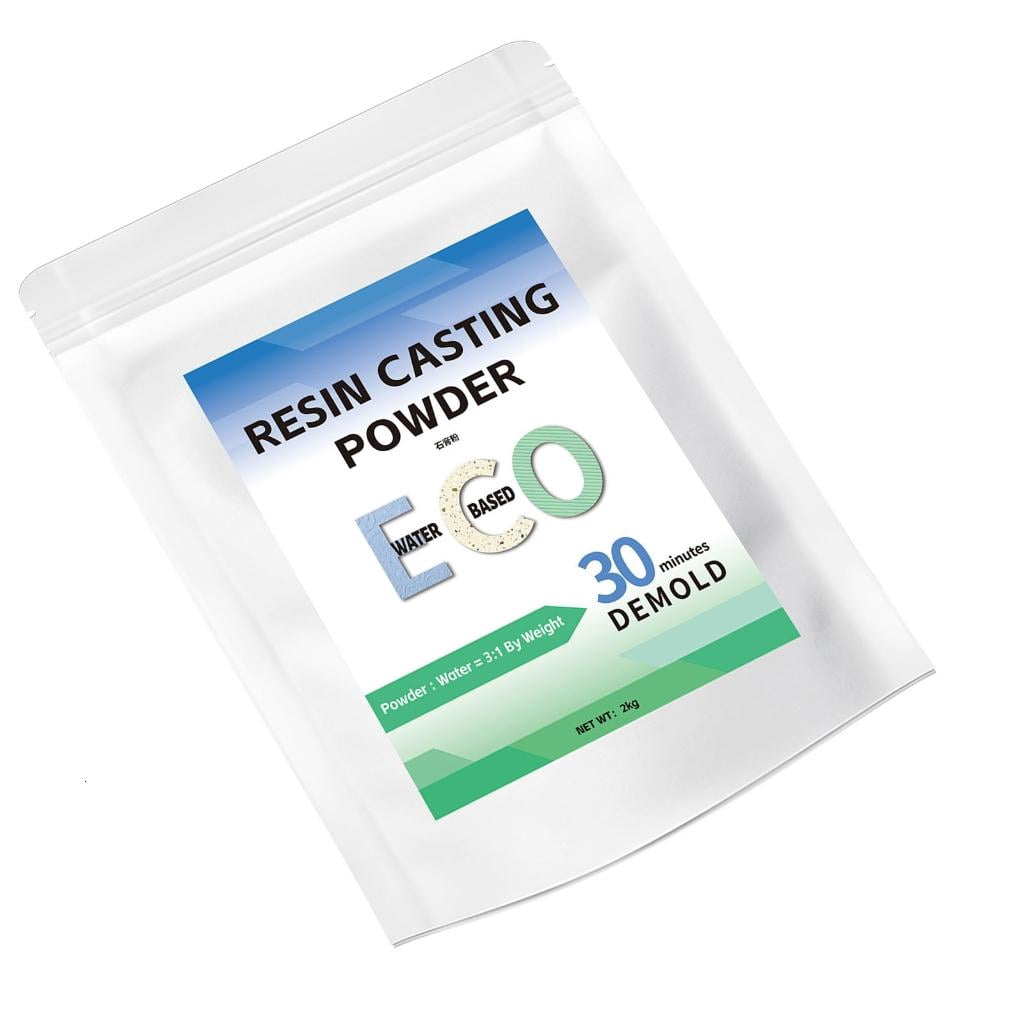 YIGSECU 300/500/1000/2000g Resin Casting Powder Resin Plasters Powder Resin Ceramic Plasters Casting Powder for Silicone Craft