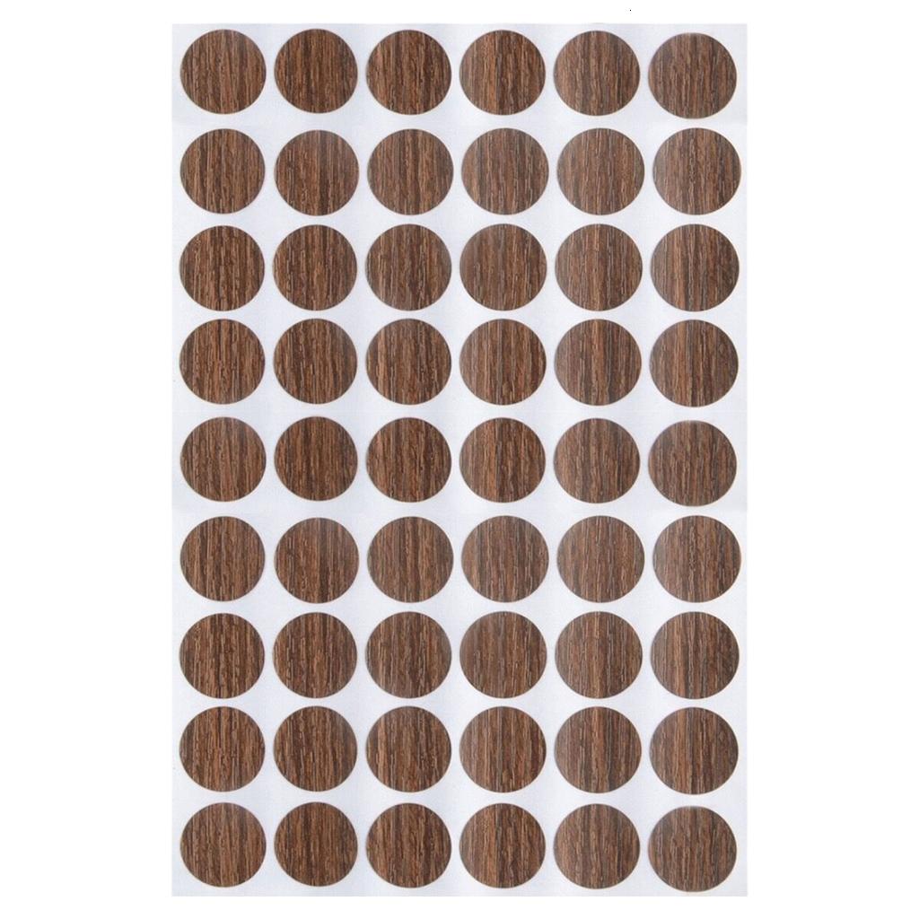YIGSECU 30Pieces Wood Grains Textured Stickers for Hiding Screw Holes ...
