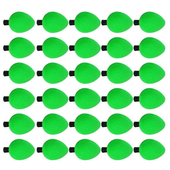 YIGSECU 30pcs Floating Bobber Indicators Fishing Bobbers for Freshwater Saltwater Foam Strikes Indicators Float Fishing Float