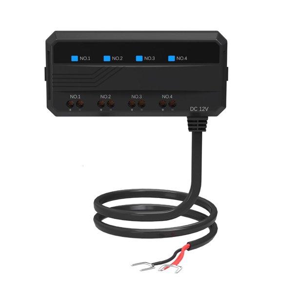 YIGSECU 4 Circuit Relays Box For 12V Systems Overloads Protections for Car Motorcycle Use