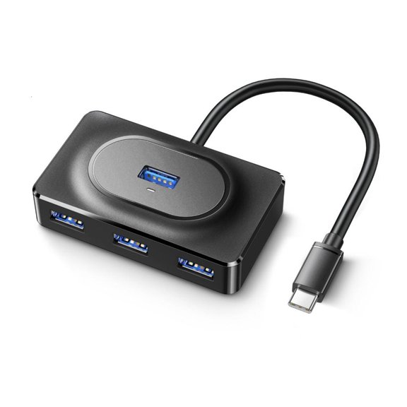 YIGSECU 4 Port USB3.0 Hubs with USB Type C Connectors for Mouse Keyboards Printer and More Compatible Devices