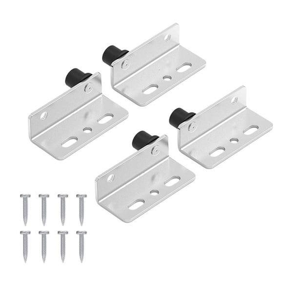 YIGSECU 4Pieces Stainless Steel Iron Swivels Angles Fittings for Garden Installations