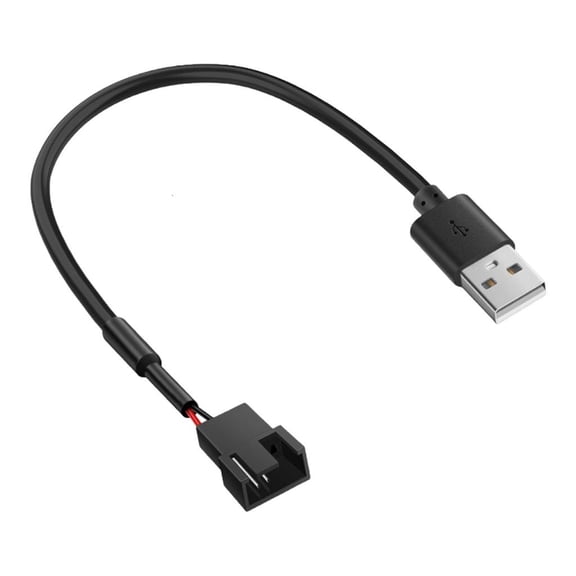 YIGSECU 4Pins USB Male To Female Terminals Wire For Computer Fan Power Supply Arrangements