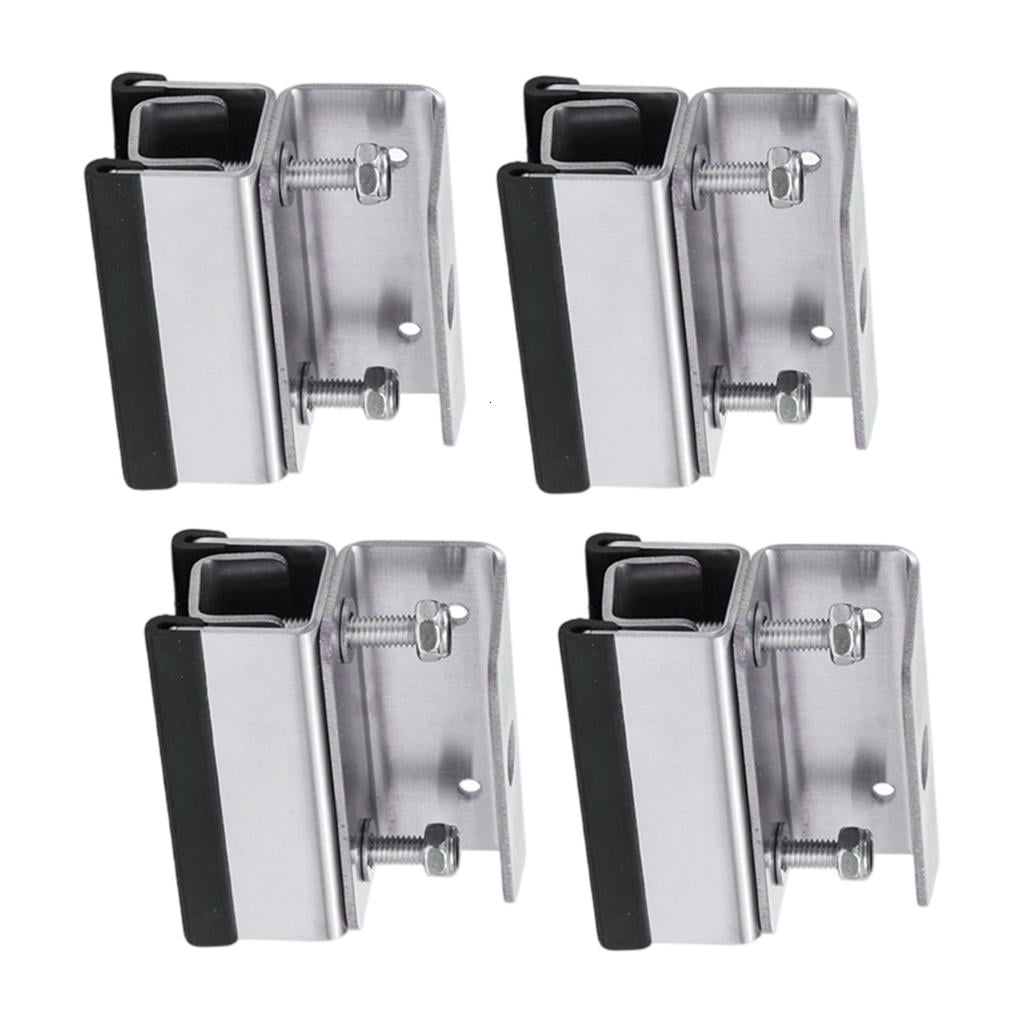 YIGSECU 4pcs Steel Solar Mounting Clamps Solar Brackets Yachts Roof ...