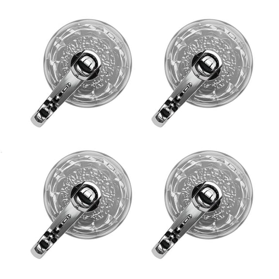 YIGSECU 4pcs Vintage Suction Cup Holders Bathroom Suction Holders for Hanging Accessories