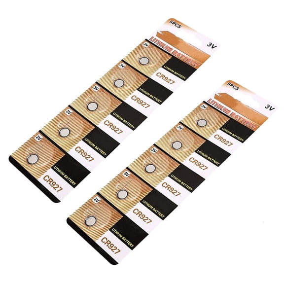 YIGSECU 5/10Pcs Replacement Button Battery 3V CR927 Cell Coin Lithium Batteries Watch Computer LED Light Electronic Balanced