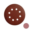thumbnail image 1 of YIGSECU 5 Inch 8-Hole Sanding Disc Aluminum Oxide Flocking Back Sandpapers for Sanders, 1 of 21