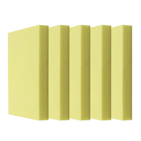 YIGSECU 5 Pcs Pottery Foam Table Runner Yellow Pottery Tool Pottery Foam Pad for Craft