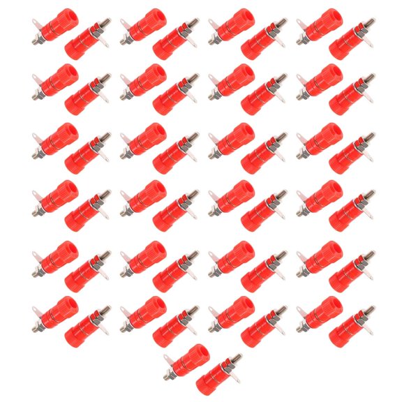 YIGSECU 50Pcs 4mm Binding Posts Terminals Electrical Connectors Terminals Enduring