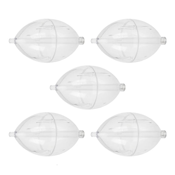 YIGSECU 5Pcs Fishings Slip Cast Spin Float Oval Bubble Float Bend Slip Cast Spin Float