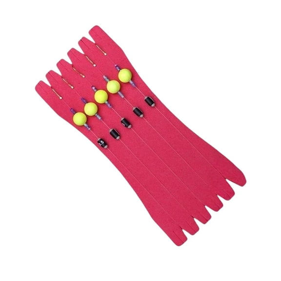 YIGSECU 5pcs Barbed Hook Hair Rigs Hook Ready Made Carp Fishing Hook Carp Rigs Lures Saltwater Fishing Equipment Accessories