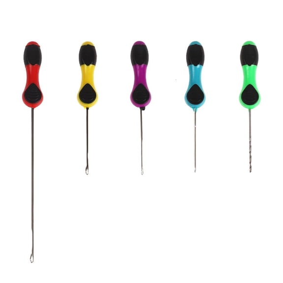YIGSECU 5pcs Boilie Needle Baiting Needle Baits Rig Tool Fishing Equipment Portable