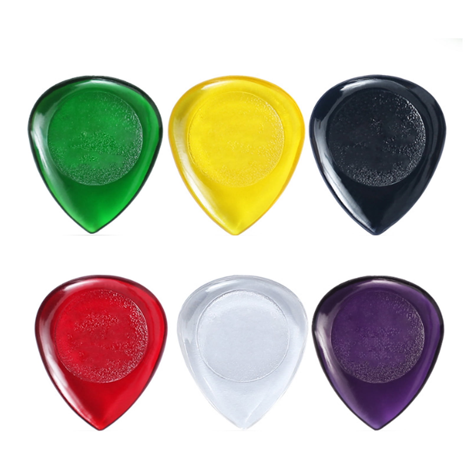 50pcs 1mm Teardrop Guitar Picks – Standard Plectrums For Electric & Jazz Guitar