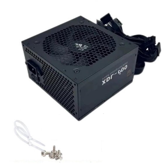 YIGSECU 600W Mining Power Supply with Quiet Cooling Fan, 24Pin GPU for PC Gaming & Graphics Card