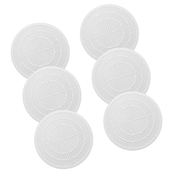 YIGSECU 6Pcs Reusable Shower Drain Hair Catcher Removable AntiClogging Mesh Screen
