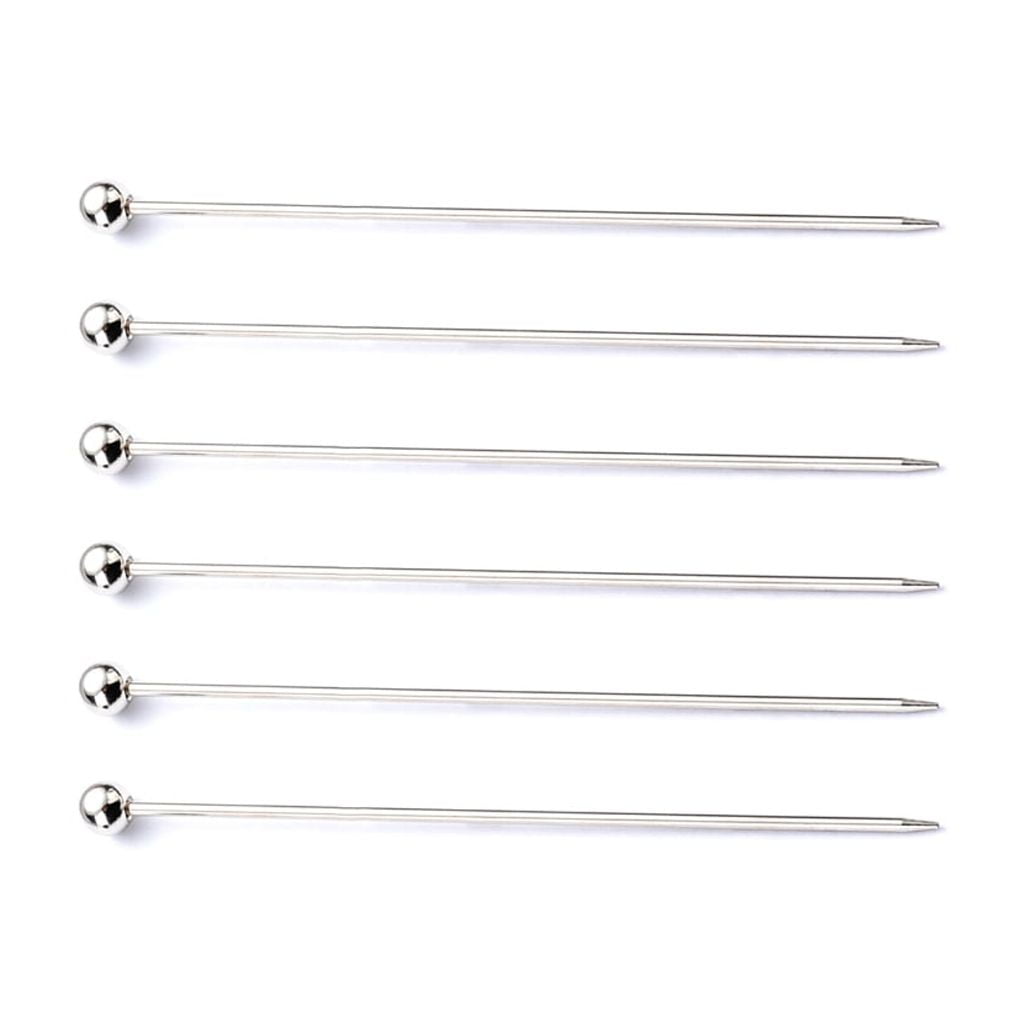 YIGSECU 6Pcs Stainless Steels Reusable Cake Testing Needle Stick ...