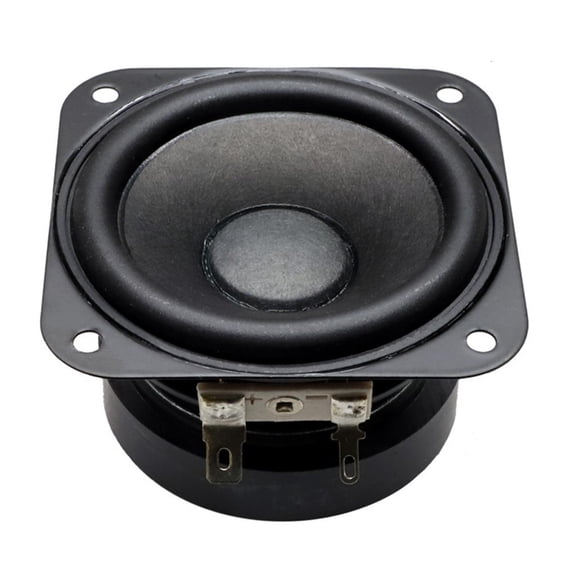 YIGSECU 70mm 2.75Inch Speaker 4Ohm 15W Woofer Square Bass Loudspeaker for Easily Sound Setups and Electronics Hobbyists