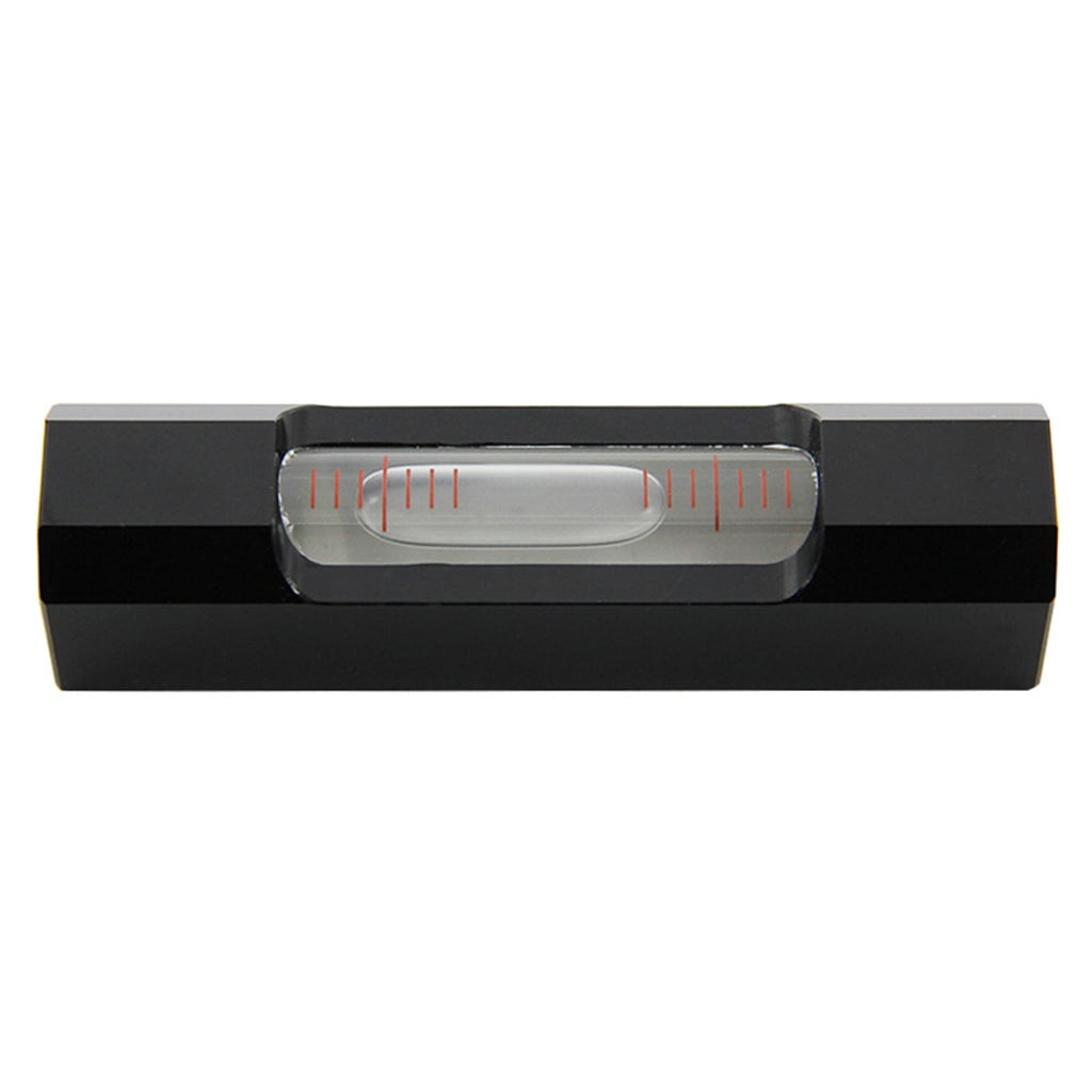 Bubble Measure Ruler YIGSECU 85mm/0.35in Spirit Metal Ruler Bubble High Accuracy Leveling ...