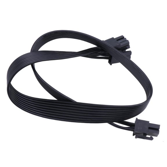 YIGSECU 8PIN GPU Power Connector Cable Split 6+2Pin Design 18AWG High Current Flat Wire for Multiple Graphics Cards