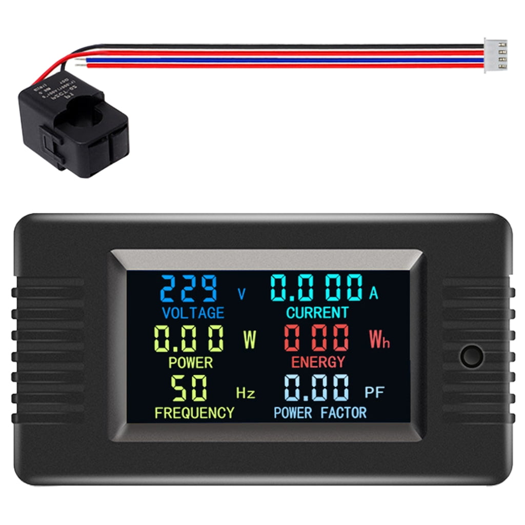 YIGSECU AC110V/220V 100A Voltmeter Ammeter Power Energy Meter LED ...