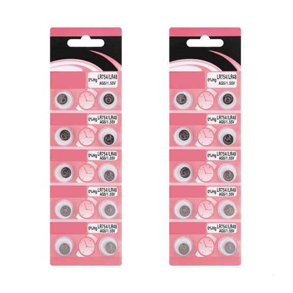 YIGSECU AG5 LR754 Batteries 10pc/20pc Reliability Energy Sources AG5 LR754 Alkaline Button Battery For Low Power Gadgets