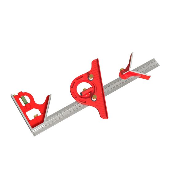 YIGSECU Accurate Woodworking Measurer Quick Easy Angles Rule for Carpentry Enthusiasts