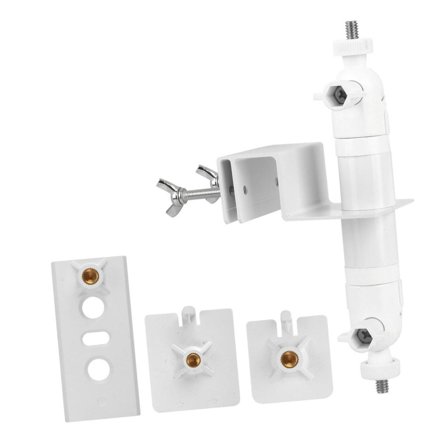 YIGSECU Adjustable 360 Degree Outdoor Security Camera Gutter Mount With Solar Panel Bracket Stainless Steel