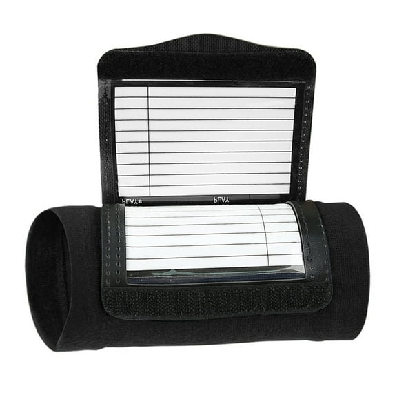 YIGSECU Adjustable Football Wristbands Quarterback Playbook Wristband with 2 Window for Teen Adult Tackle Touch Flag Football