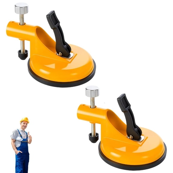 YIGSECU Adjustable Height Setter,Floor Gaps Fixer Tool,2026 Upgraded Countertop Alignment Clamps, Seam Countertop Leveling Alignment Clamp with Heavy-Duty Rubber Suction Cups