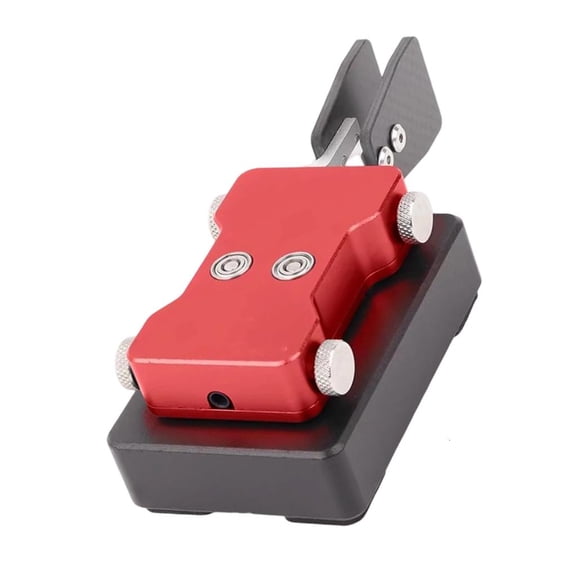 YIGSECU Adjustable Morse Code Key Feature Contact Control and Magnetic Damping Automatic CW Key for Radio Enthusiasts
