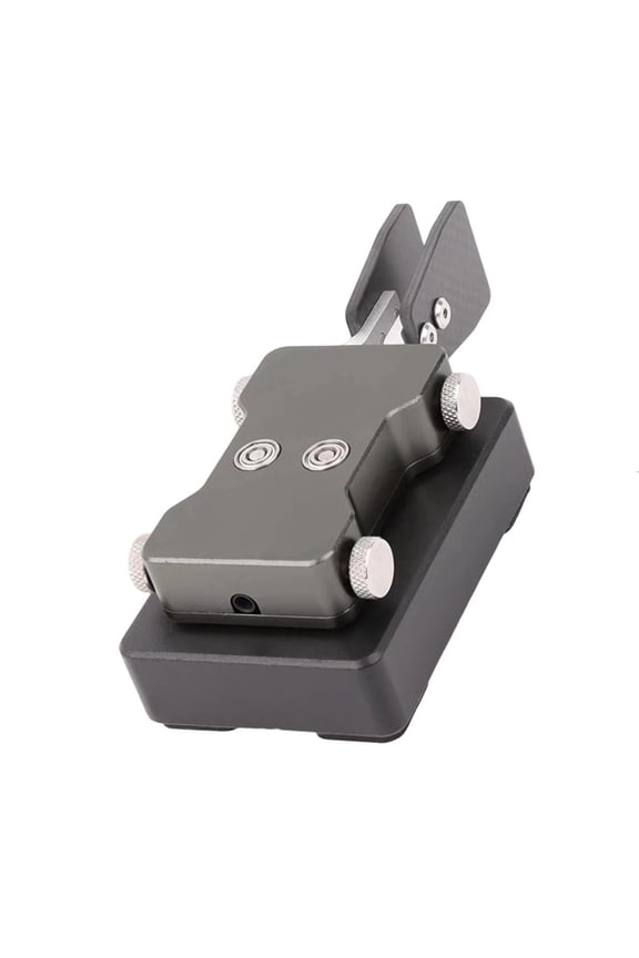 Adjustable Morse Code Key Feature Contact Control and Magnetic Damping Automatic CW Key for Radio Enthusiasts