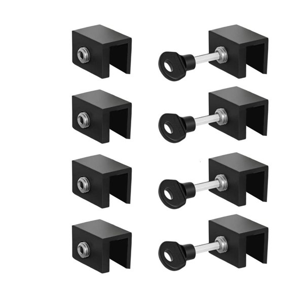 YIGSECU Adjustable Window Lock Security Window Stoppers for Patio Bedroom Home Office