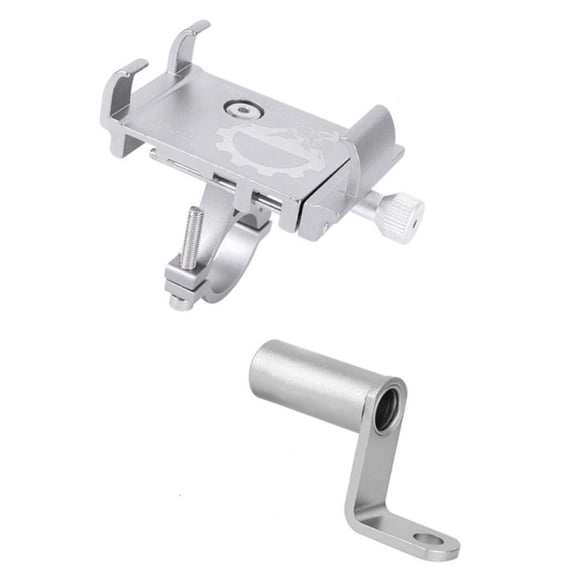 YIGSECU All Terrain Motorcycle Phone Mounts Vibration Damping Aluminum Brackets with Universal Smartphone Compatibility for Travel