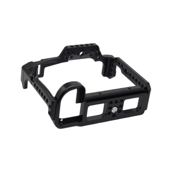 YIGSECU Camera Cage For S1H S1R Cameras With 1/4 And 3/8 Threaded Holes Cold Shoe Slots For Accessory Flexibility