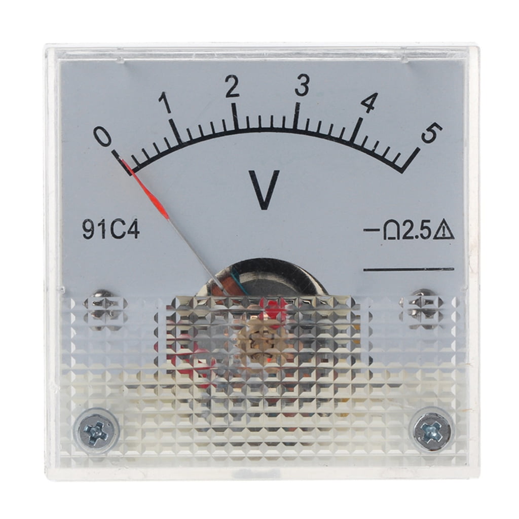 YIGSECU Analog Panel Volt Voltage Meter Voltmeter Gauge 3/5/10/15/20/30 ...