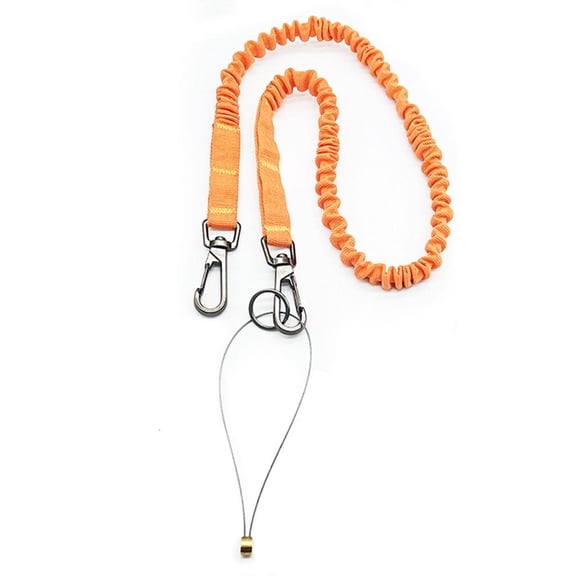 YIGSECU Anti-Falling Rope Tool leashes Retractable Bungee Cord with Two Buckles Strap