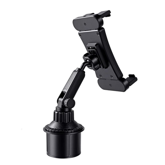 YIGSECU Auto Cup Holder Phone Tablet Stand With Flexible Neck And Slip Rubber Pad For Stability and High Strength