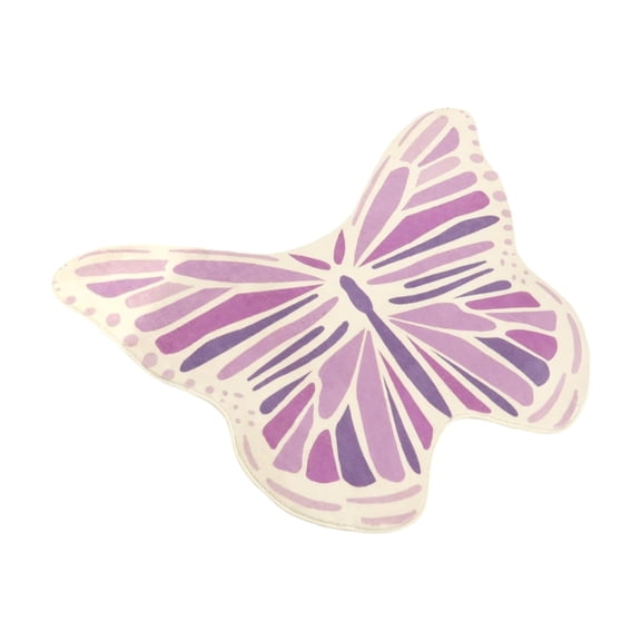 YIGSECU Butterfly Carpet Nordics Modern Basket Mats Simple Floor Rugs Bedroom Bedside