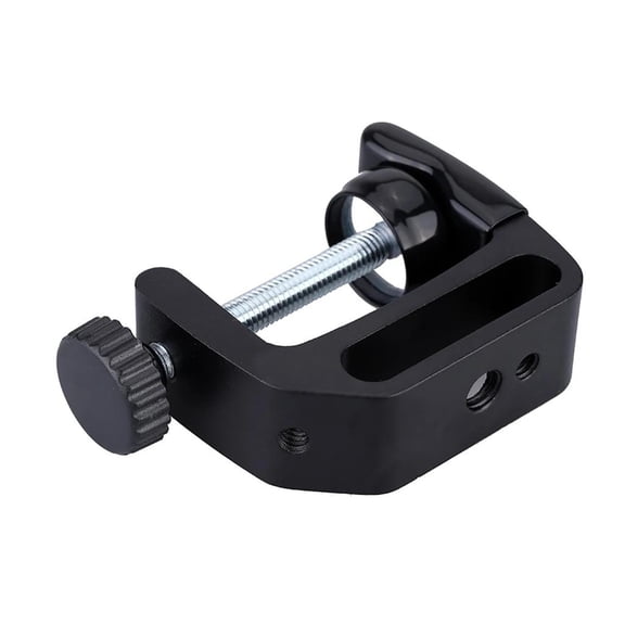 YIGSECU C Clamp Camera Clamp Mount with 1/4" Screw for Photo Studio Video DSLR Cameras Light Stand Desk Rods Hooks Shelves