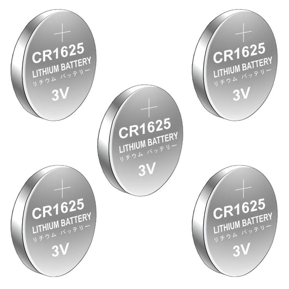 YIGSECU CR1625 Lithium Button Battery, 10/5 Piece Travel Size 3V Output for Watches Calculators Digital Devices