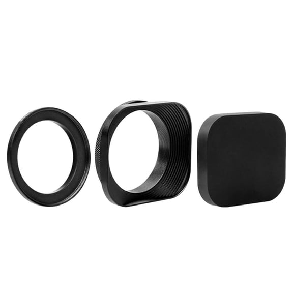 YIGSECU Camera Lens Shade, Aluminum Build Various Size Prevents Lens Ghosting 37/39/40.5/46/43/49mm