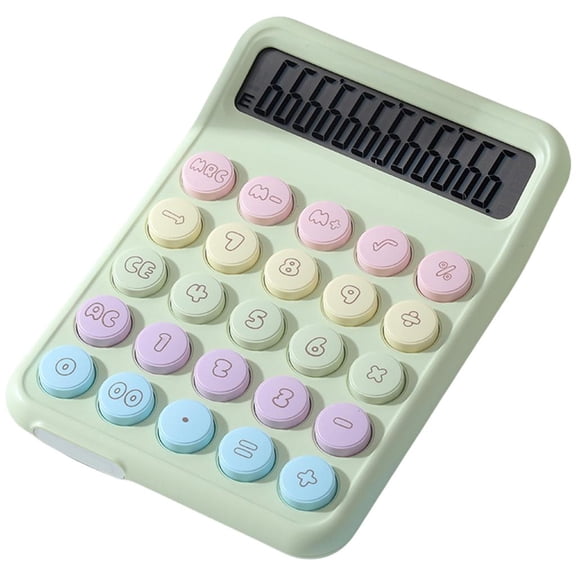 YIGSECU Candy Calculator with Precise Computing Large Display Mechanical Keypad Calculator for Efficient Work