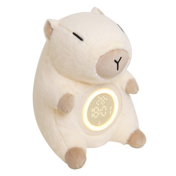 YIGSECU Capybaras Alarm Clock Night Lamp for Nursery, Touch Sensorings USB Rechargeable