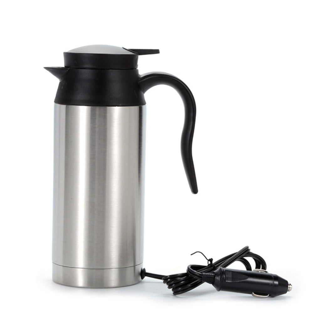 YIGSECU Car Electric Tea Kettle Car Water Heater for Hot Water Tea Coffee Making 12V/24V