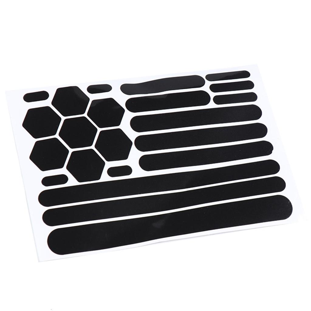 YIGSECU Car Wheel Hub Sticker Highly Reflective Tape Strong Reflective ...